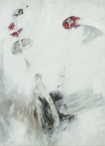 Mario Raciti, Why, 2009, tecnica mista su tela, cm 200x145